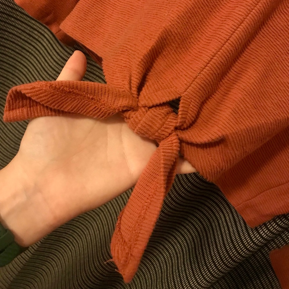 Madewell Texture & Thread Tie-Front Top - Picture 7 of 7